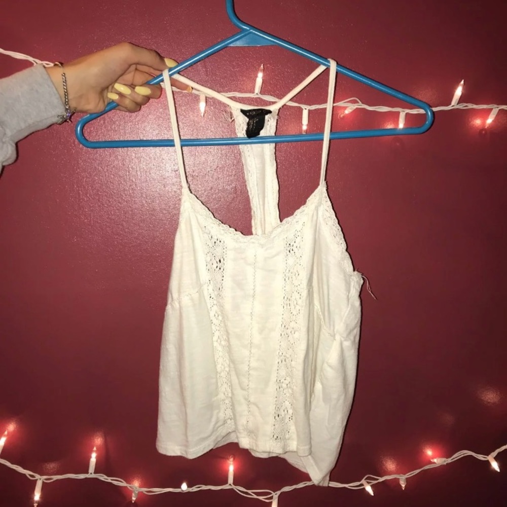 White tank top